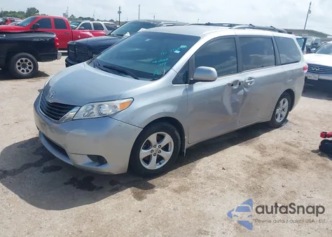 2012 Toyota Sienna Le V6 8 Passenger из США, поврежденный, VIN 5TDKK3DC0CS216697